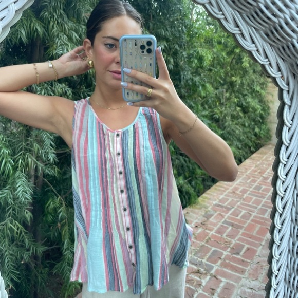 Beautiful striped pastel blouse - Picture 5 of 5